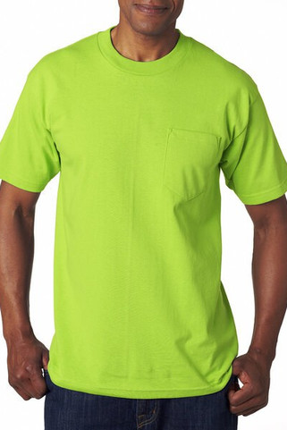 Bayside 7100 - USA-Made Short Sleeve T-Shirt with a Pocket