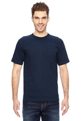 Bayside 7100 - USA-Made Short Sleeve T-Shirt with a Pocket