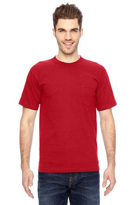 Bayside 7100 - USA-Made Short Sleeve T-Shirt with a Pocket