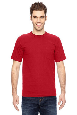 Bayside 7100 - USA-Made Short Sleeve T-Shirt with a Pocket