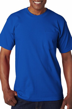 Bayside 7100 - USA-Made Short Sleeve T-Shirt with a Pocket