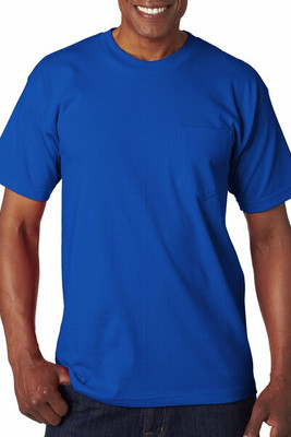 Bayside 7100 - USA-Made Short Sleeve T-Shirt with a Pocket