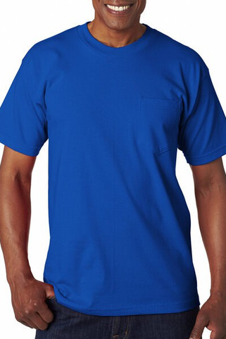 Bayside 7100 - USA-Made Short Sleeve T-Shirt with a Pocket