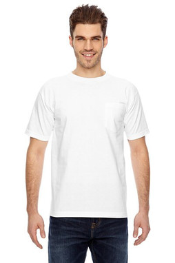 Bayside 7100 - USA-Made Short Sleeve T-Shirt with a Pocket