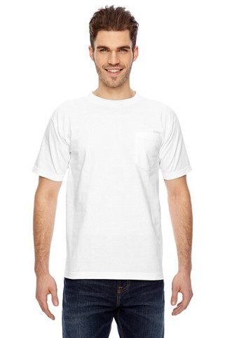Bayside 7100 - USA-Made Short Sleeve T-Shirt with a Pocket