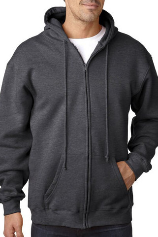 Bayside 900 - USA-Made Full-Zip Hooded Sweatshirt
