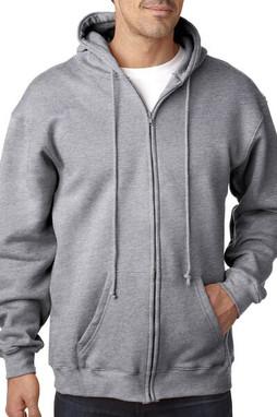 Bayside 900 - USA-Made Full-Zip Hooded Sweatshirt