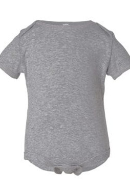 Bella+Canvas 100 - Infant Baby Rib Short Sleeve Creeper