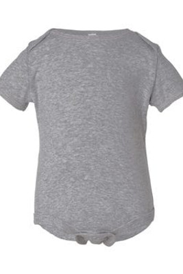 Bella+Canvas 100 - Infant Baby Rib Short Sleeve Creeper