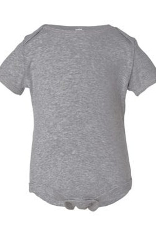 Bella+Canvas 100 - Infant Baby Rib Short Sleeve Creeper