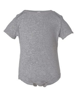 Bella+Canvas 100 - Infant Baby Rib Short Sleeve Creeper