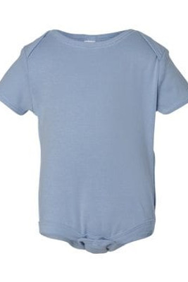 Bella+Canvas 100 - Infant Baby Rib Short Sleeve Creeper