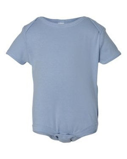 Bella+Canvas 100 - Infant Baby Rib Short Sleeve Creeper