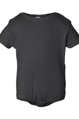 Bella+Canvas 100 - Infant Baby Rib Short Sleeve Creeper