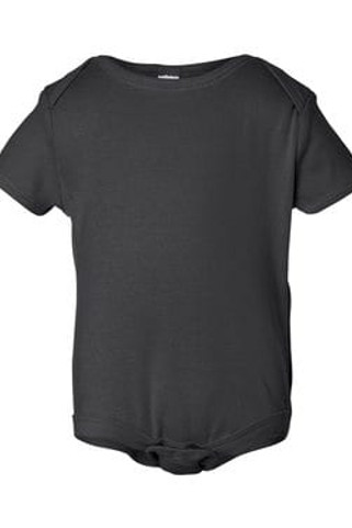 Bella+Canvas 100 - Infant Baby Rib Short Sleeve Creeper