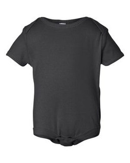 Bella+Canvas 100 - Infant Baby Rib Short Sleeve Creeper