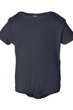 Bella+Canvas 100 - Infant Baby Rib Short Sleeve Creeper