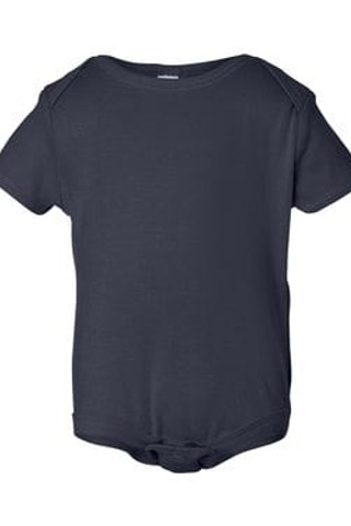 Bella+Canvas 100 - Infant Baby Rib Short Sleeve Creeper