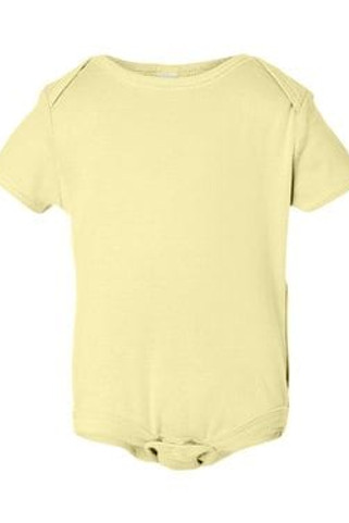 Bella+Canvas 100 - Infant Baby Rib Short Sleeve Creeper