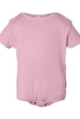 Bella+Canvas 100 - Infant Baby Rib Short Sleeve Creeper