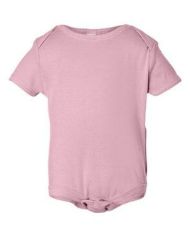 Bella+Canvas 100 - Infant Baby Rib Short Sleeve Creeper
