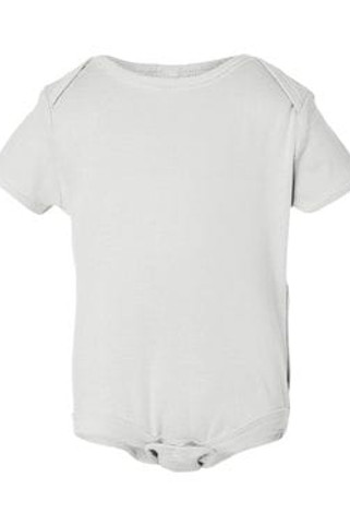 Bella+Canvas 100 - Infant Baby Rib Short Sleeve Creeper