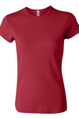 Bella+Canvas 1001 - Ladies Baby Rib Short Sleeve T-Shirt