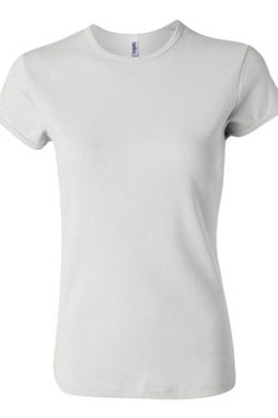 Bella+Canvas 1001 - Ladies Baby Rib Short Sleeve T-Shirt