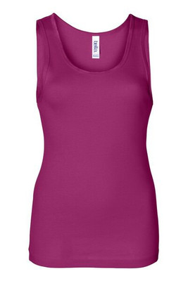 Bella+Canvas 1080 - Women's Slim Fit Ribbed Cotton Tank Top