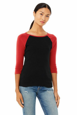 Bella+Canvas 2000 - Ladies' Baby Rib Three-Quarter Sleeve Raglan T-Shirt