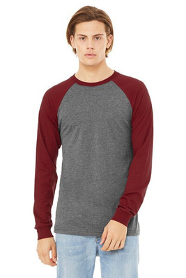 Bella+Canvas 3000 - Long Sleeve Baseball Jersey T-Shirt