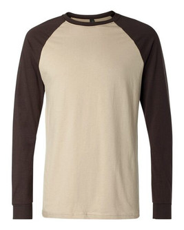 Bella+Canvas 3000 - Long Sleeve Baseball Jersey T-Shirt