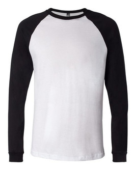 Bella+Canvas 3000 - Long Sleeve Baseball Jersey T-Shirt