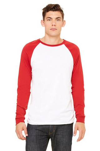 Bella+Canvas 3000 - Long Sleeve Baseball Jersey T-Shirt
