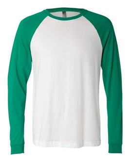 Bella+Canvas 3000 - Long Sleeve Baseball Jersey T-Shirt