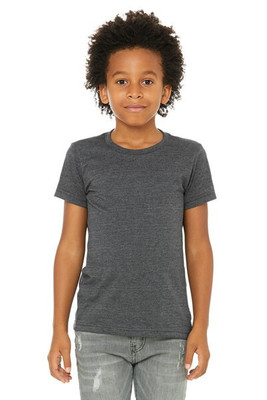 Bella+Canvas 3001Y - Remera para niños manga corta de cuello redondo Jersey 