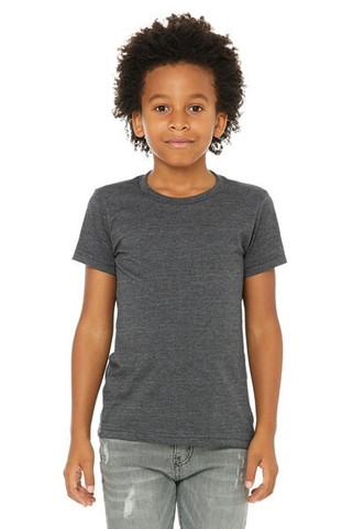 Bella+Canvas 3001Y - Remera para niños manga corta de cuello redondo Jersey