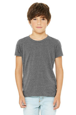 Bella+Canvas 3001Y - Remera para niños manga corta de cuello redondo Jersey 