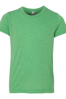 Bella+Canvas 3001Y - Remera para niños manga corta de cuello redondo Jersey 
