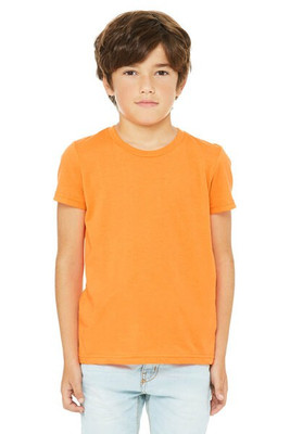 Bella+Canvas 3001Y - Remera para niños manga corta de cuello redondo Jersey 