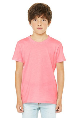 Bella+Canvas 3001Y - Youth Short Sleeve Crewneck Jersey T-Shirt