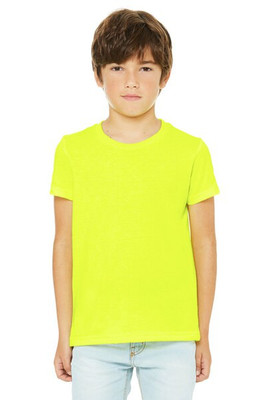 Bella+Canvas 3001Y - Remera para niños manga corta de cuello redondo Jersey