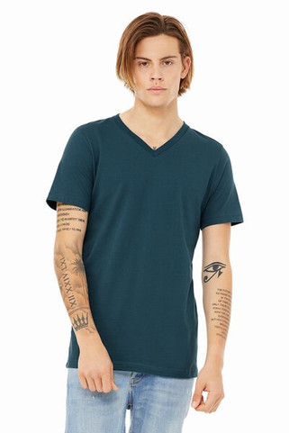 Bella+Canvas 3005 - Remera Unisex jersey con cuello en V de manga corta