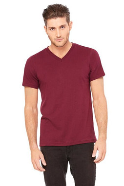 Bella+Canvas 3005 - Remera Unisex jersey con cuello en V de manga corta