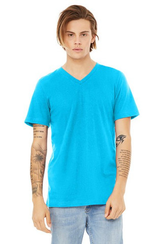 Bella+Canvas 3005 - Remera Unisex jersey con cuello en V de manga corta