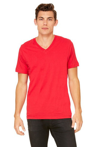 Bella+Canvas 3005 - Remera Unisex jersey con cuello en V de manga corta