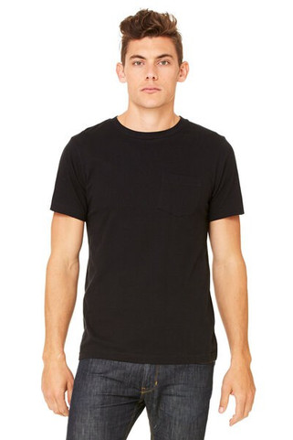 Bella+Canvas 3021 - Remera Jersey con bolsillo