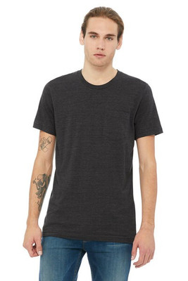 Bella+Canvas 3021 - Remera Jersey con bolsillo