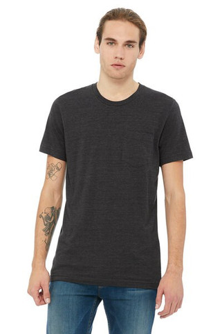 Bella+Canvas 3021 - Remera Jersey con bolsillo