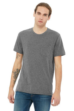 Bella+Canvas 3021 - Remera Jersey con bolsillo